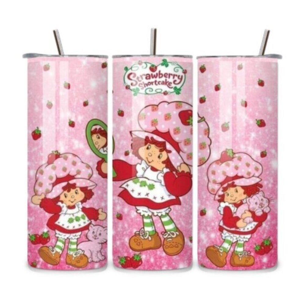 Strawberry Shortcake 20oz Stainless Steel Tumbler